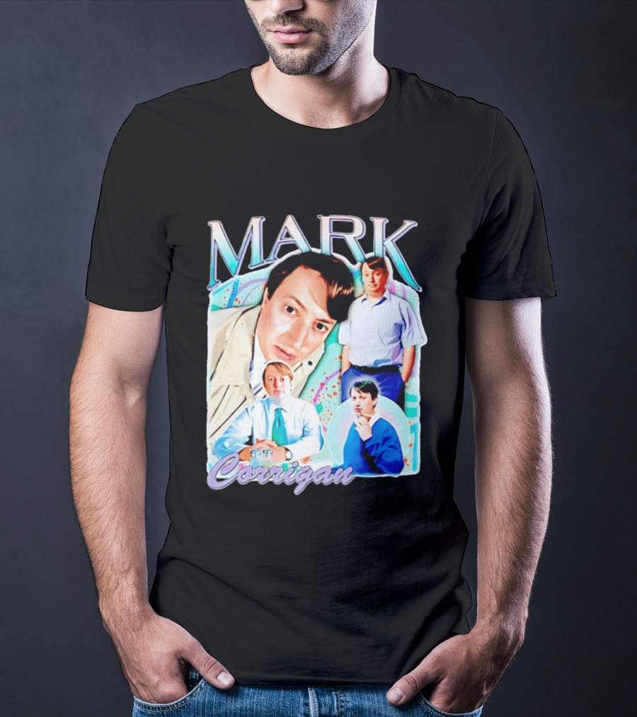 Mark Corrigan Peep Show Character Collage T-Shirt