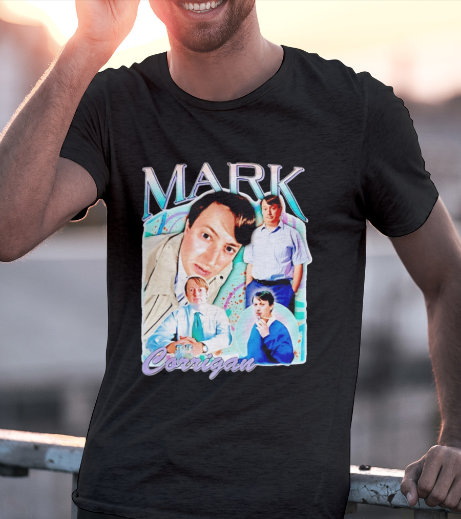Mark Corrigan Peep Show Character Collage T-Shirt