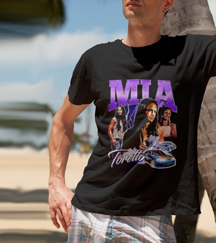 Mia Toretto Fast And Furious Movie Character Car Scene T-Shirt