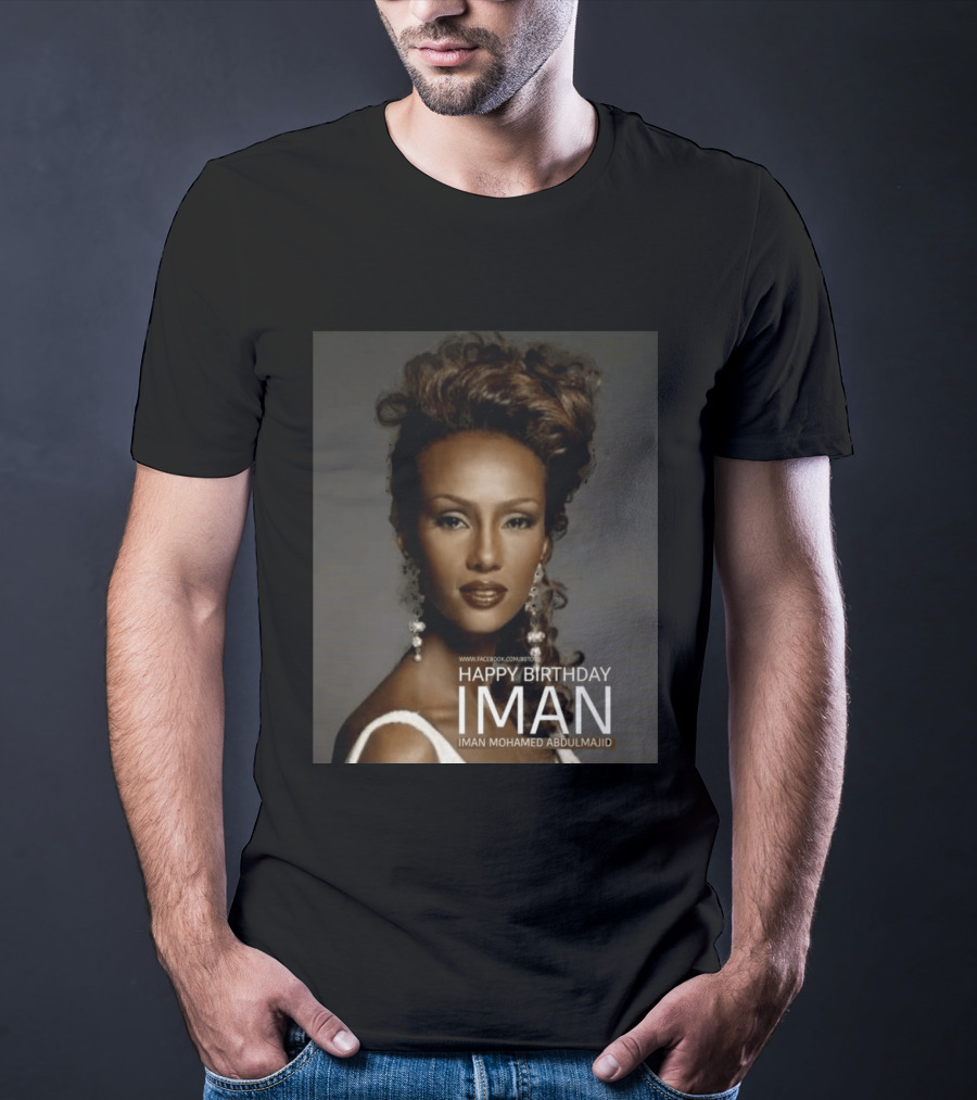 Happy Birthday Iman Mohamed Abdulmajid Celebration T-Shirt