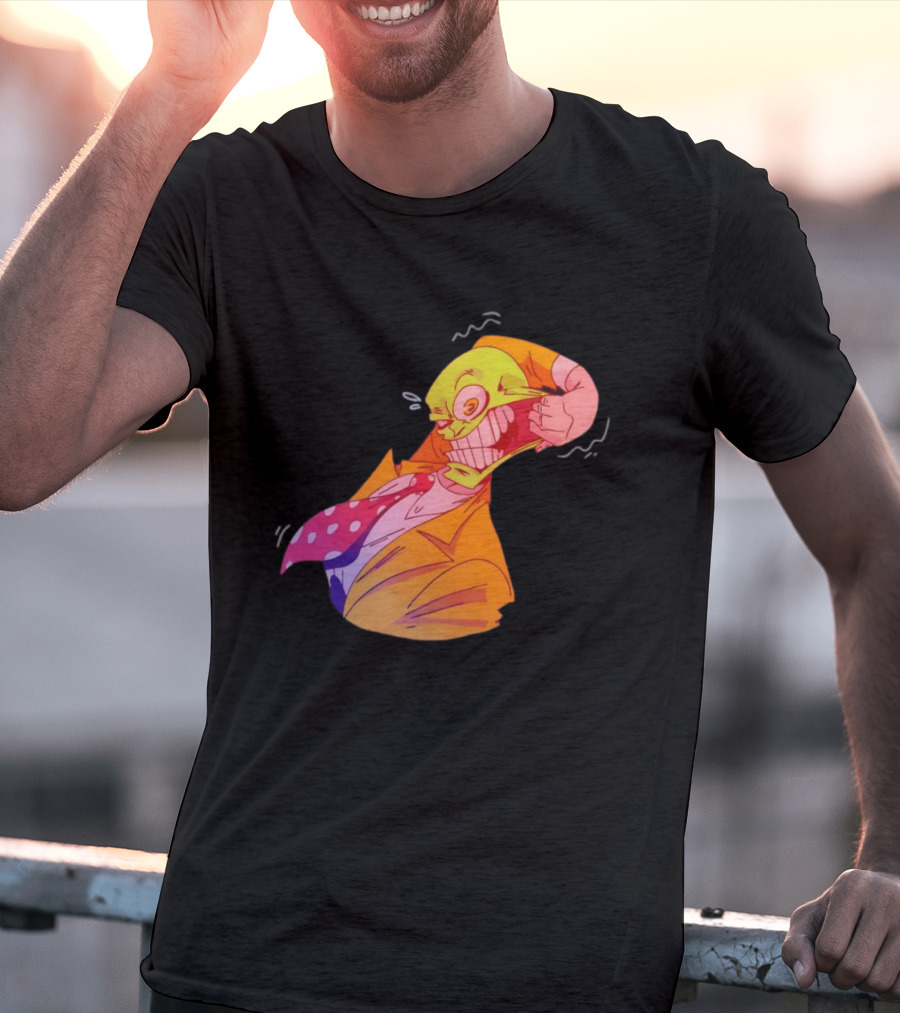 The Mask Dark Horse Comics Face Stretch Iconic Character Pose T-Shirt
