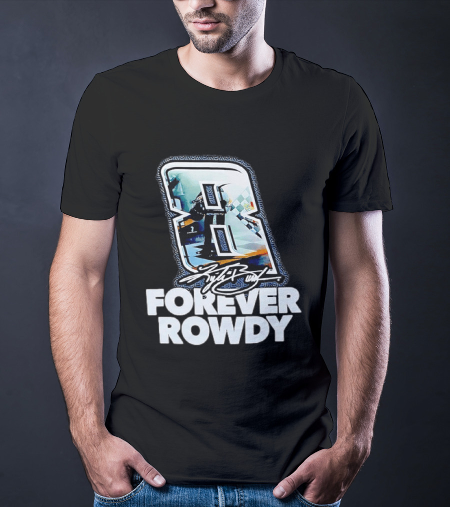 KFB 8 Forever Rowdy NASCAR Racing Plaid T-Shirt