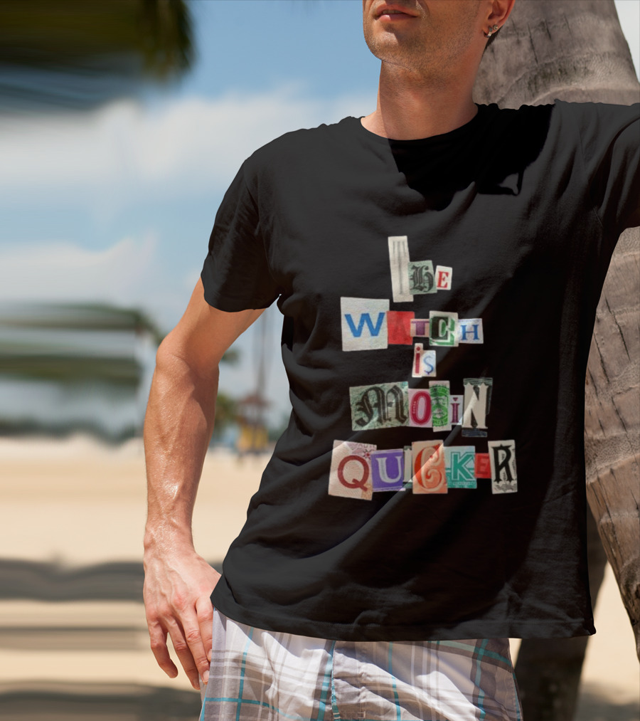 The Is Moin Quicker Collage T-Shirt