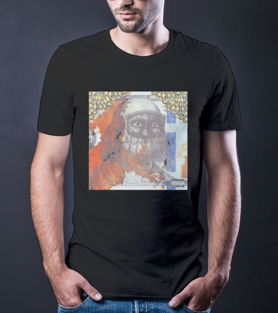 US Vs. Them Franklin Money Mask Art Parental Advisory T-Shirt