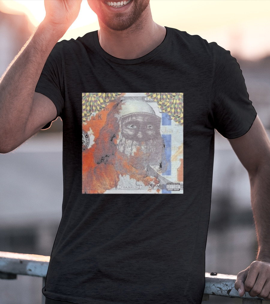 US Vs. Them Franklin Money Mask Art Parental Advisory T-Shirt