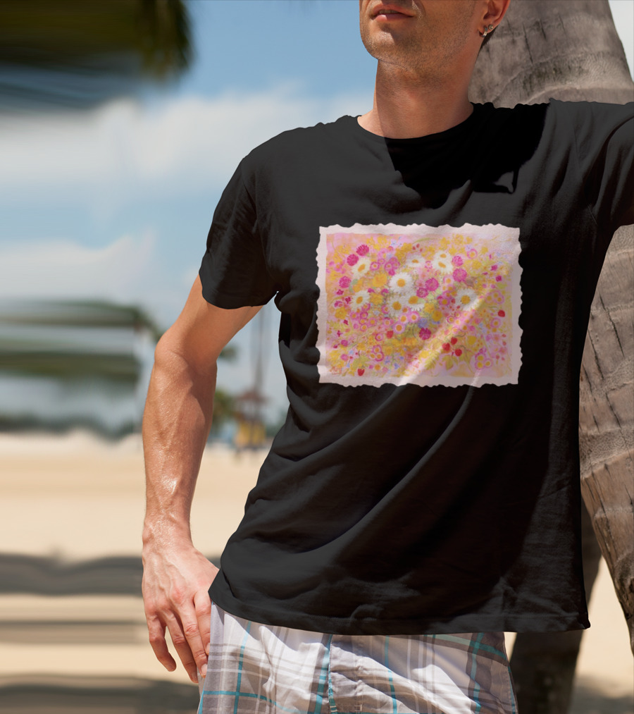 Weeds Are Flowers Too A A Milne Floral Painting With Colorful Blossoms T-Shirt