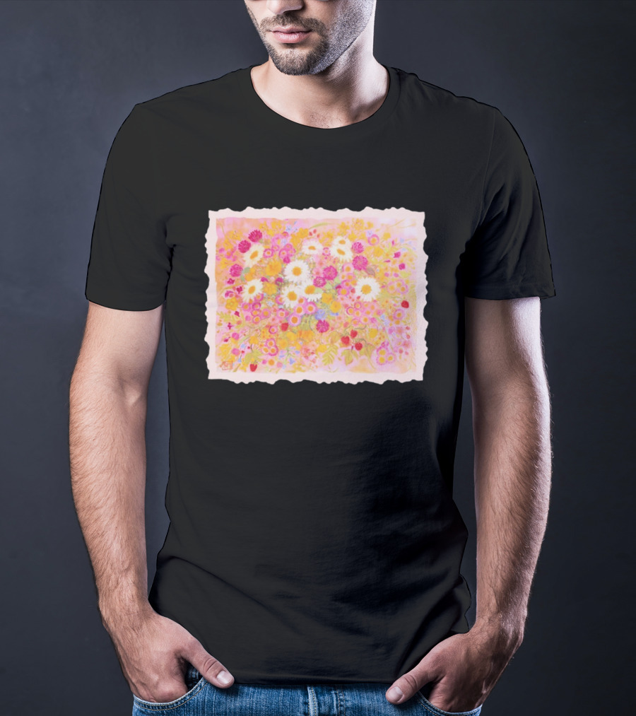 Weeds Are Flowers Too A A Milne Floral Painting With Colorful Blossoms T-Shirt