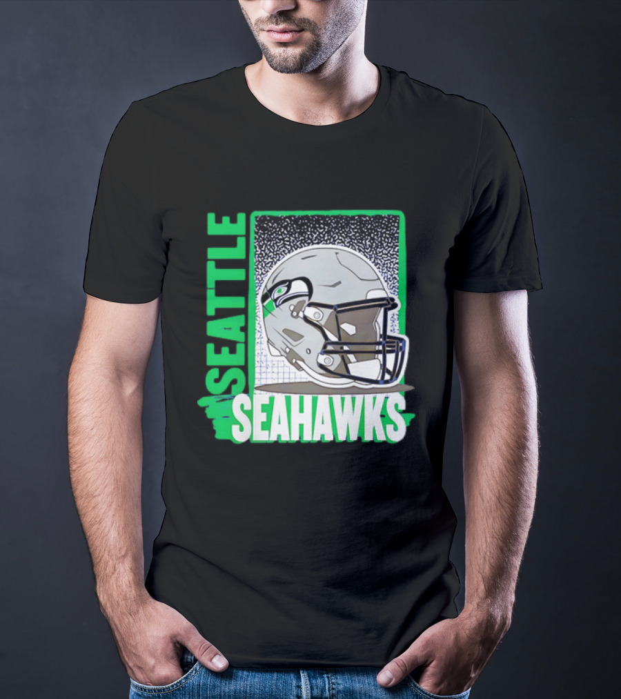 Seattle Seahawks Helmet NFL Football Team Gear T-Shirt