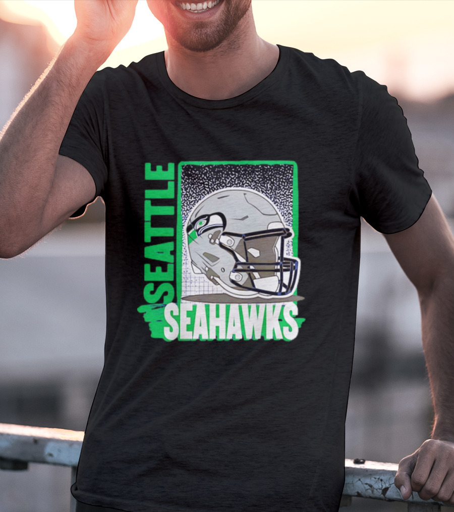 Seattle Seahawks Helmet NFL Football Team Gear T-Shirt