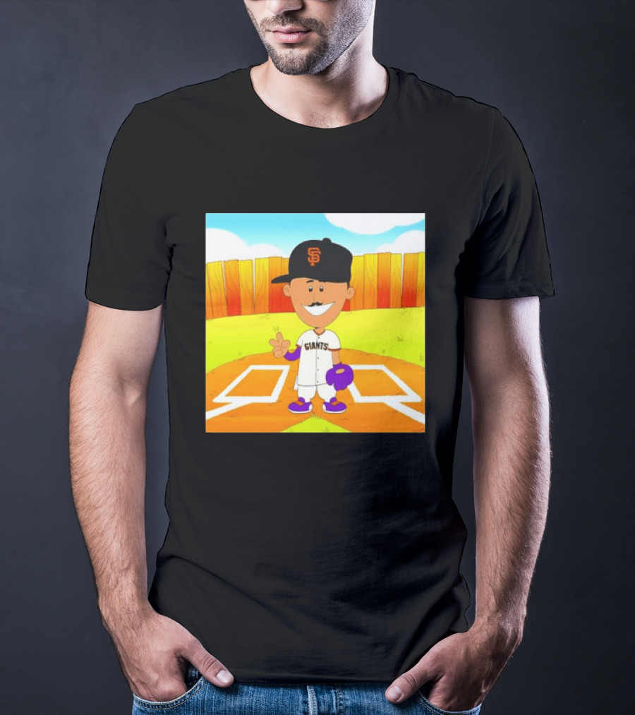 Willy Adames San Francisco Giants Cartoon Player T-Shirt