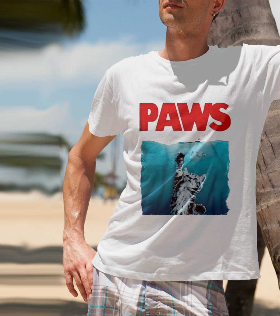 PAWS Cat Kitten Jaws T-Shirt