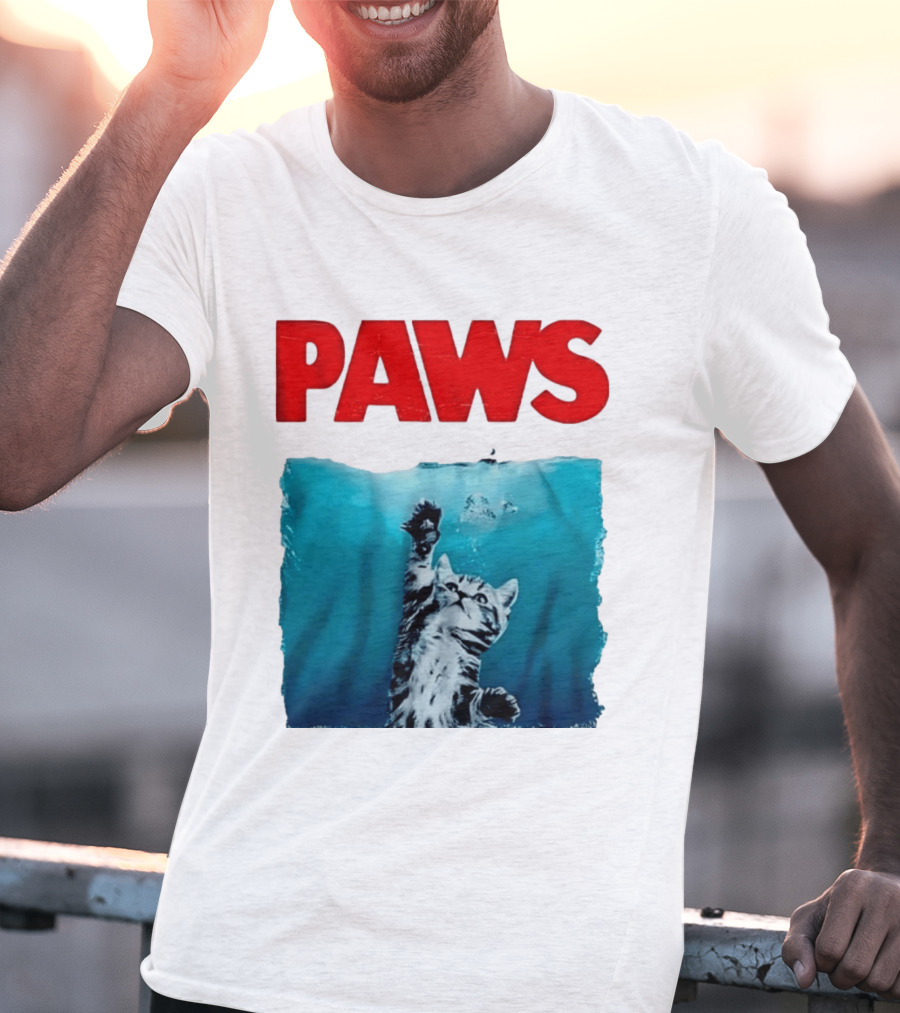 PAWS Cat Kitten Jaws T-Shirt