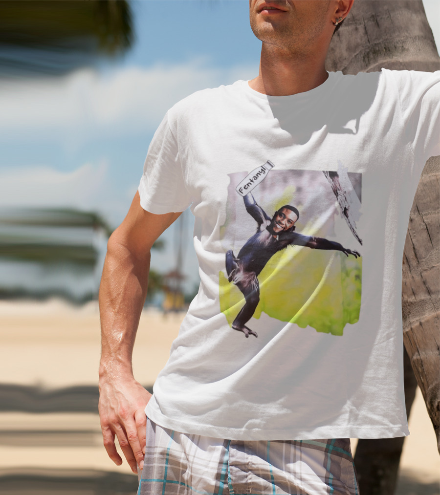 Chadwick Boseman Fentanyl Monkey T-Shirt
