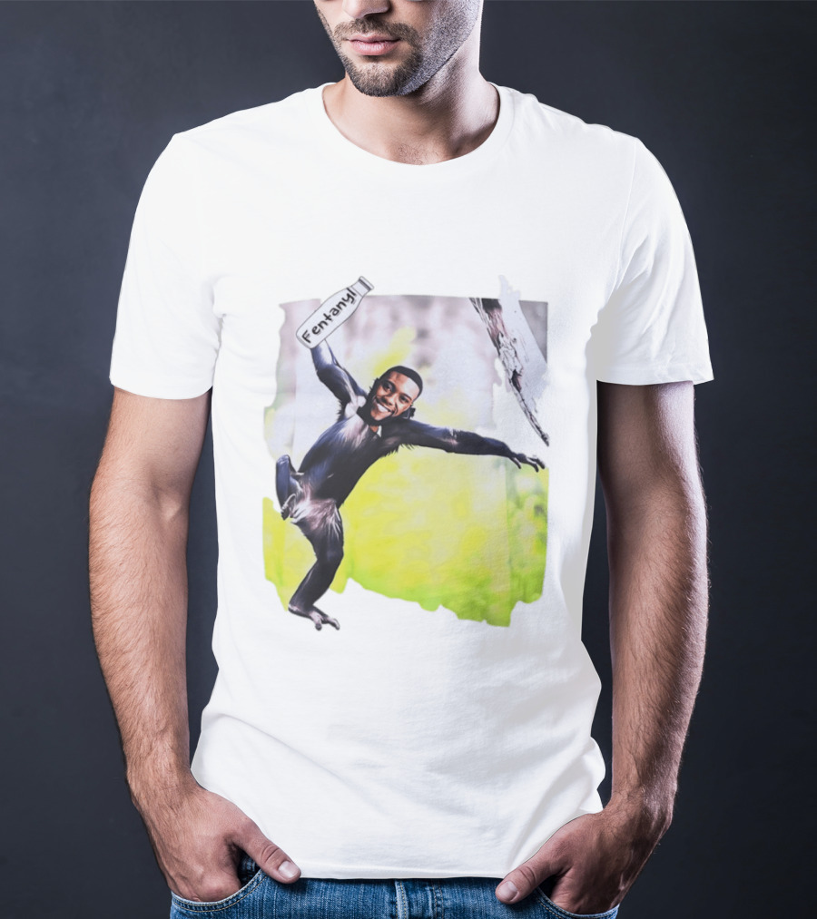 Chadwick Boseman Fentanyl Monkey T-Shirt