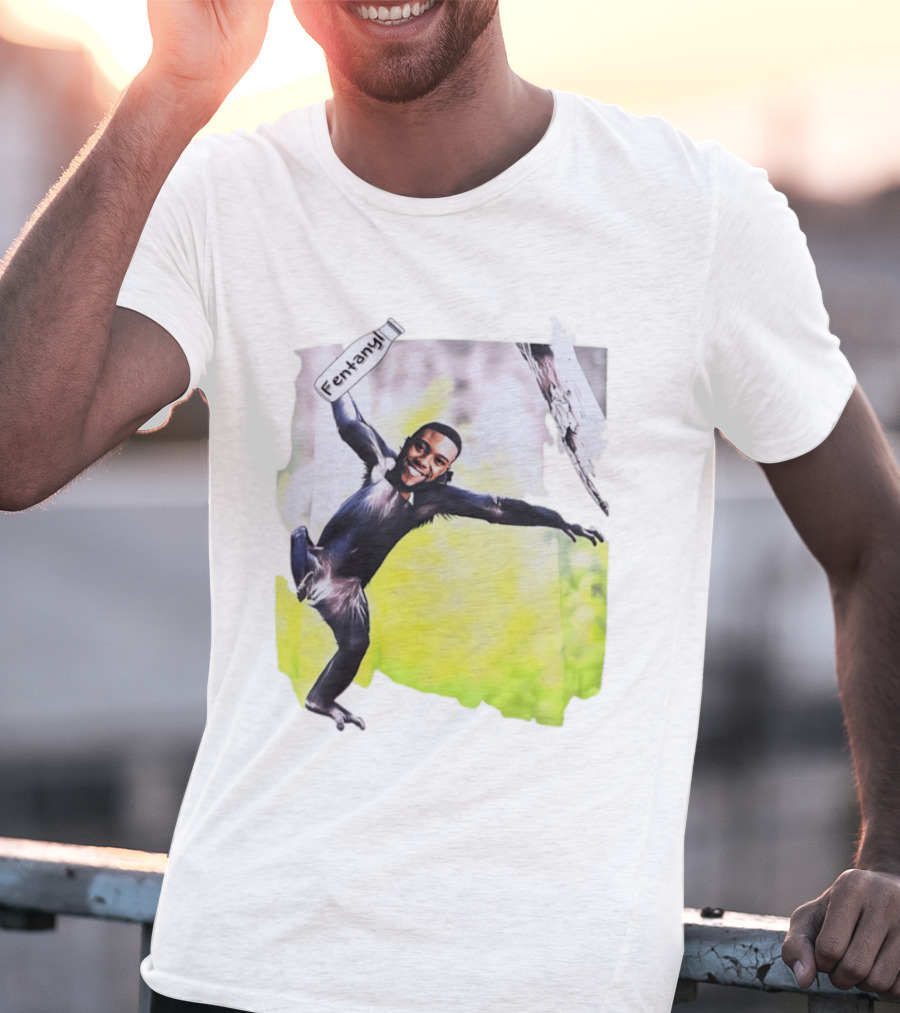 Chadwick Boseman Fentanyl Monkey T-Shirt