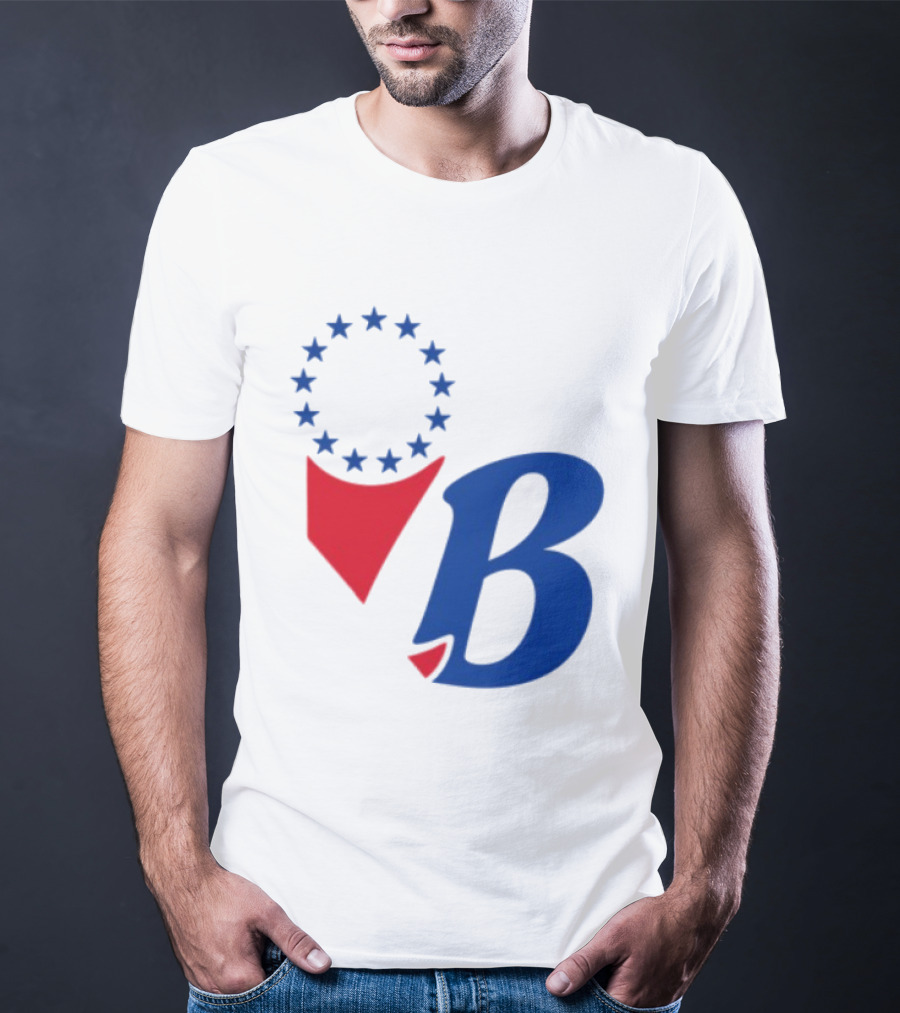 Chinatown Market Store Let Brotherly Love Philadelphia B Icon Circle Stars T-Shirt