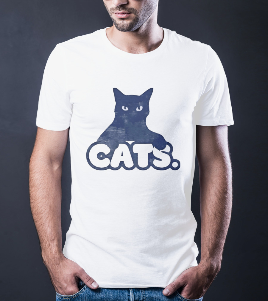 Distressed Vintage Cats Feline Kitten Pet T-Shirt