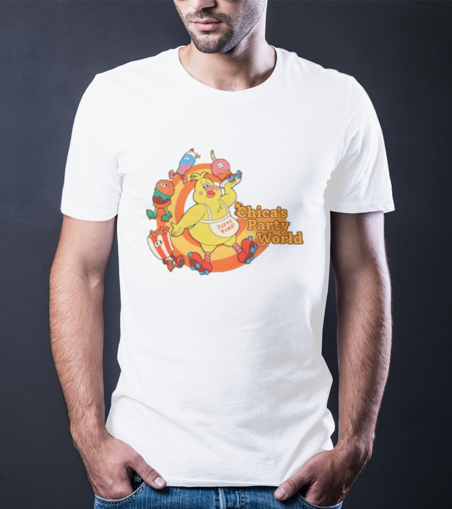 Hex Store Hex X Fnaf Chica's Party World Secret Of The Mimic 2 Party Time T-Shirt