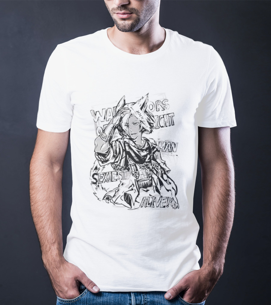 Warriors Of Light Man Sexiest Alive Final Fantasy XIV Gaming T-Shirt