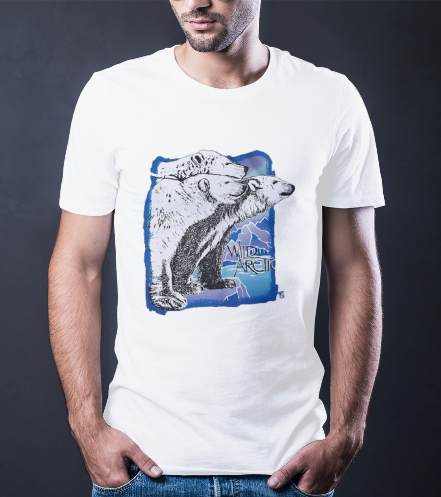 Polar Bear Trio Wild Arctic Sea World Wildlife T-Shirt