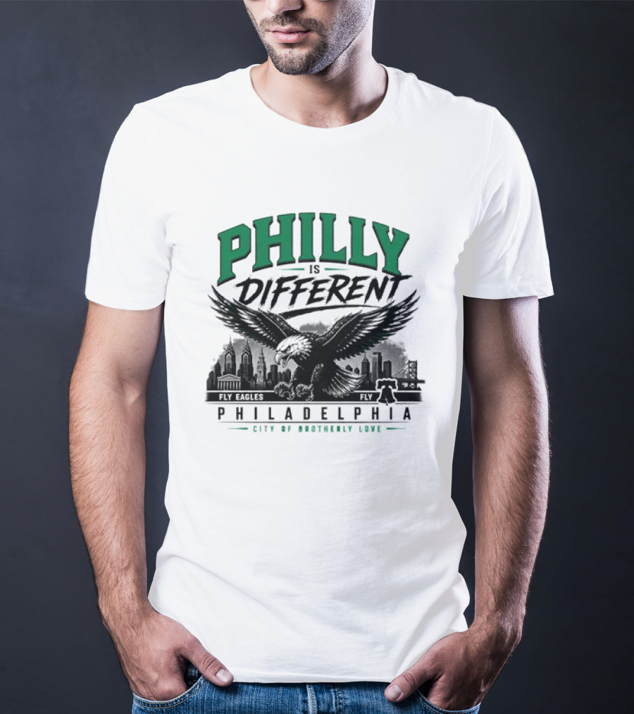 Philly Is Different Philadelphia Eagles City Of Brotherly Love T-Shirt