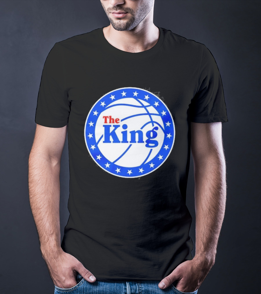 Philadelphia 76ers The King NBA Basketball Stars T-Shirt