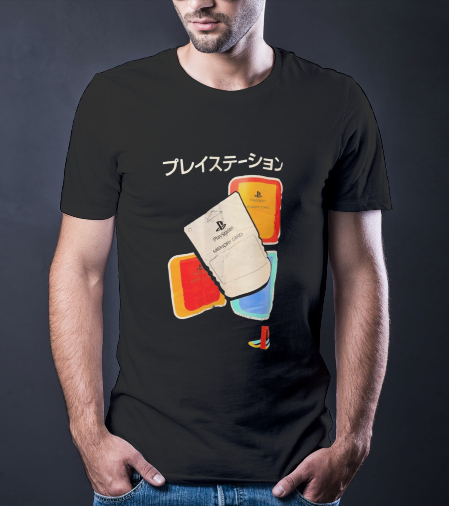 PlayStation Memory Card PS1 Sony Classic Retro Gaming Accessories T-Shirt