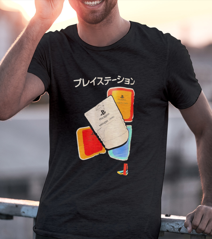 PlayStation Memory Card PS1 Sony Classic Retro Gaming Accessories T-Shirt