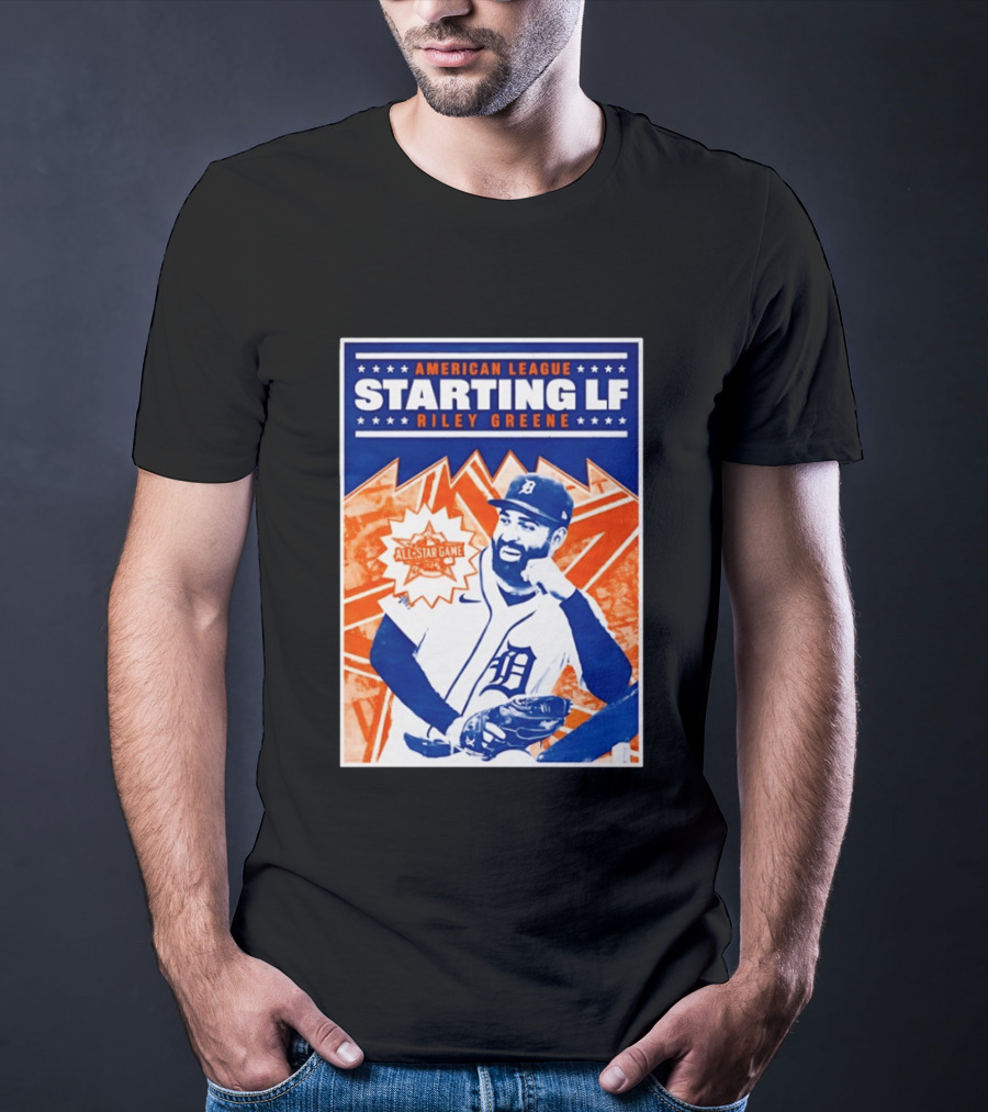 American League Starting LF Riley Greene 2024 All Star Game T-Shirt