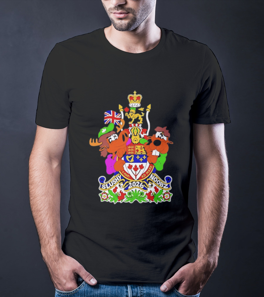Slushy Noobz 2026 Coat Of Arms A Mari Ad Mare Martin Hamzah T-Shirt