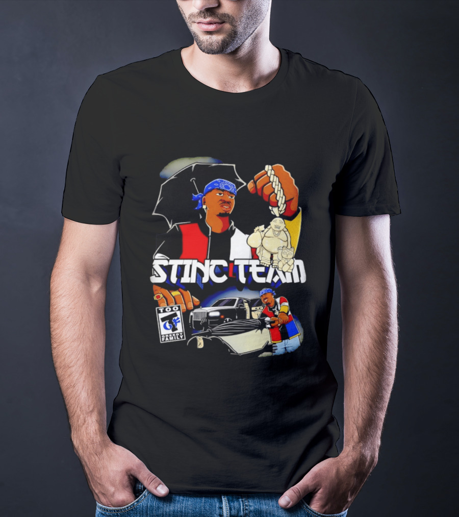 Stinc Team Too Greedy Family Urban Streetwear T-Shirt