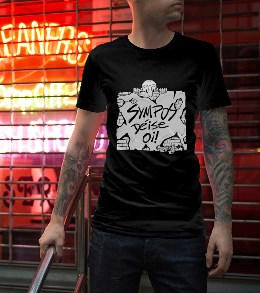 Sympos Deise Oi Skinhead Brick Wall Punk T-Shirt