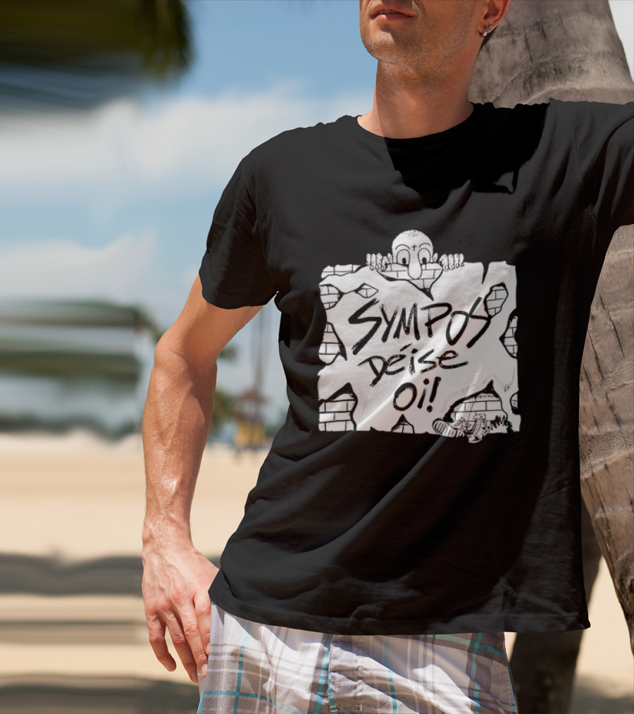 Sympos Deise Oi Skinhead Brick Wall Punk T-Shirt