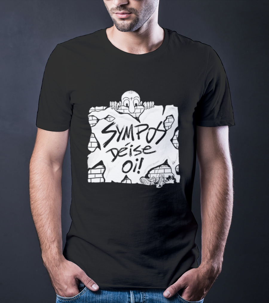 Sympos Deise Oi Skinhead Brick Wall Punk T-Shirt