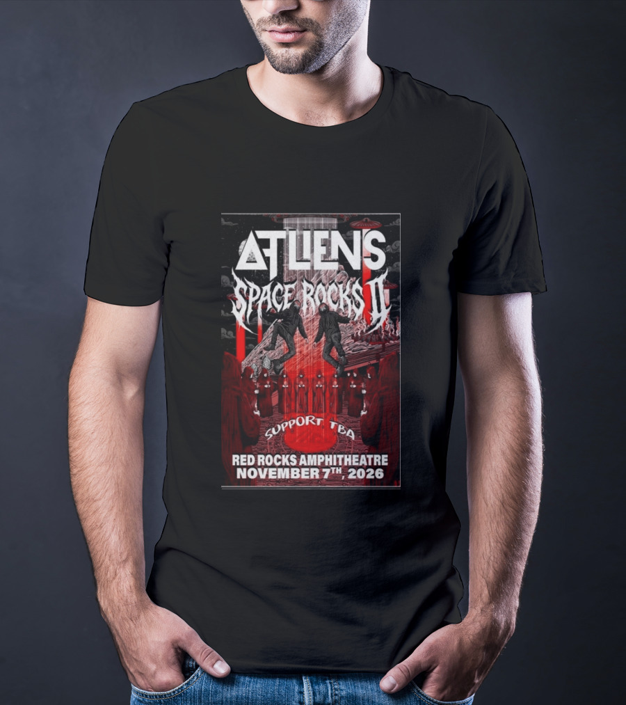 ATLIENS Space Rocks II Red Rocks Amphitheatre November 7 2026 T-Shirt