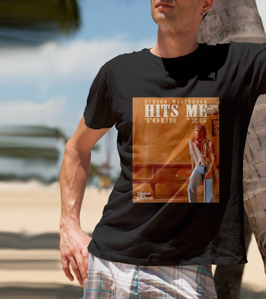 Hudson Westbrook Hits Me Tour '26 Retro Americana T-Shirt