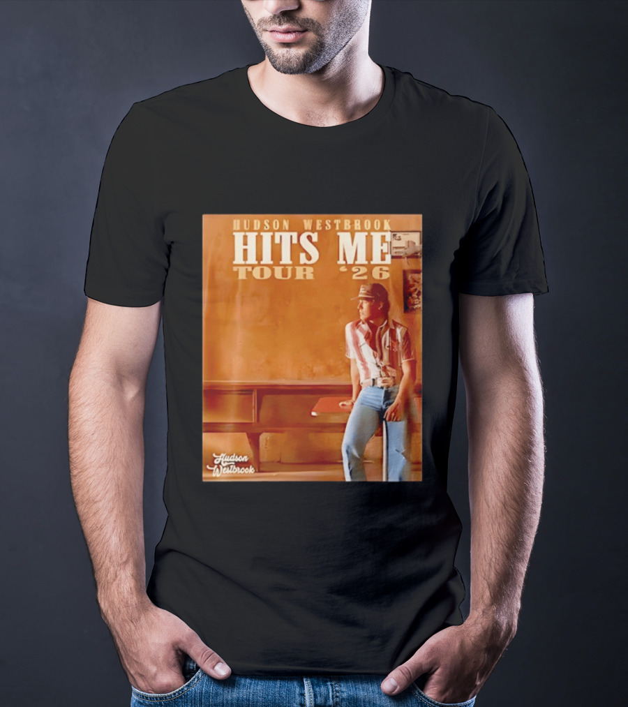 Hudson Westbrook Hits Me Tour '26 Retro Americana T-Shirt