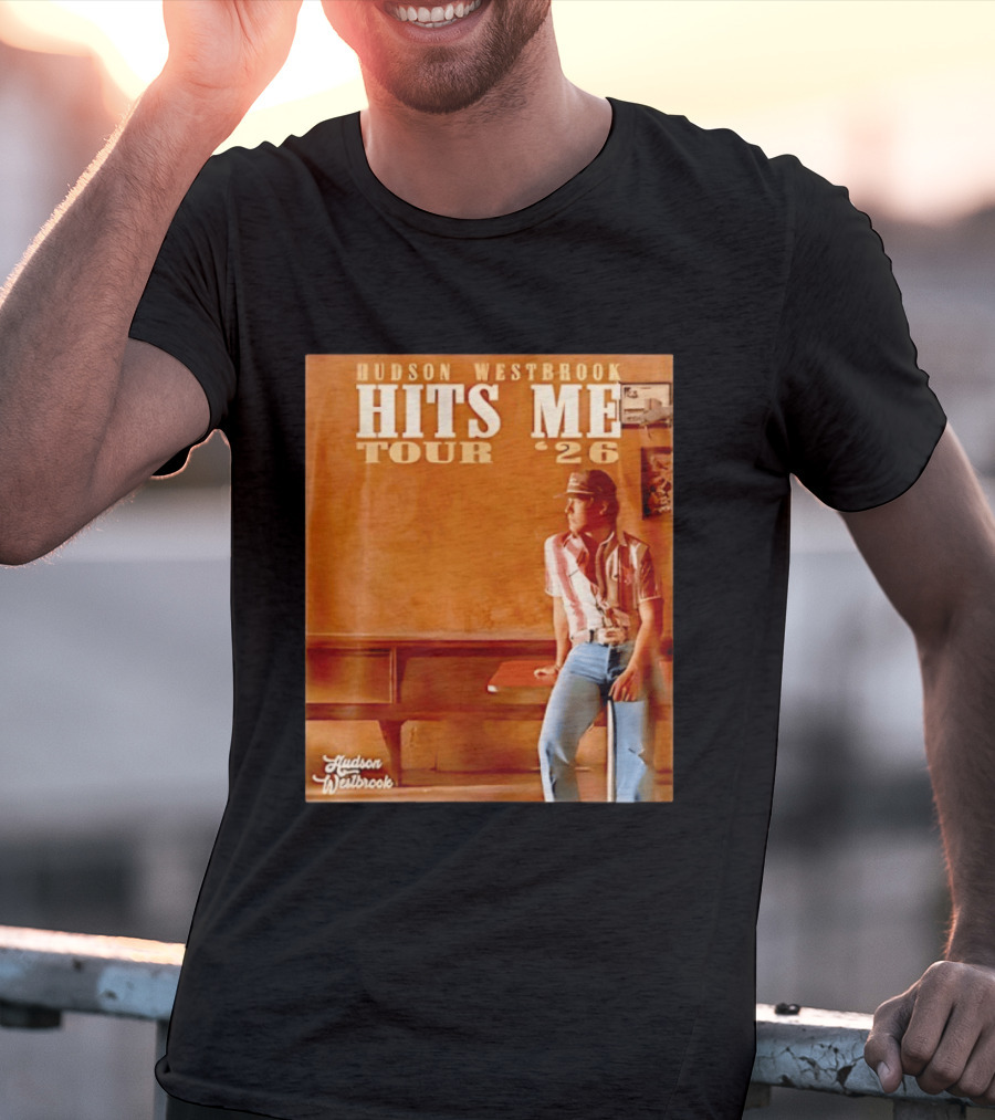 Hudson Westbrook Hits Me Tour '26 Retro Americana T-Shirt