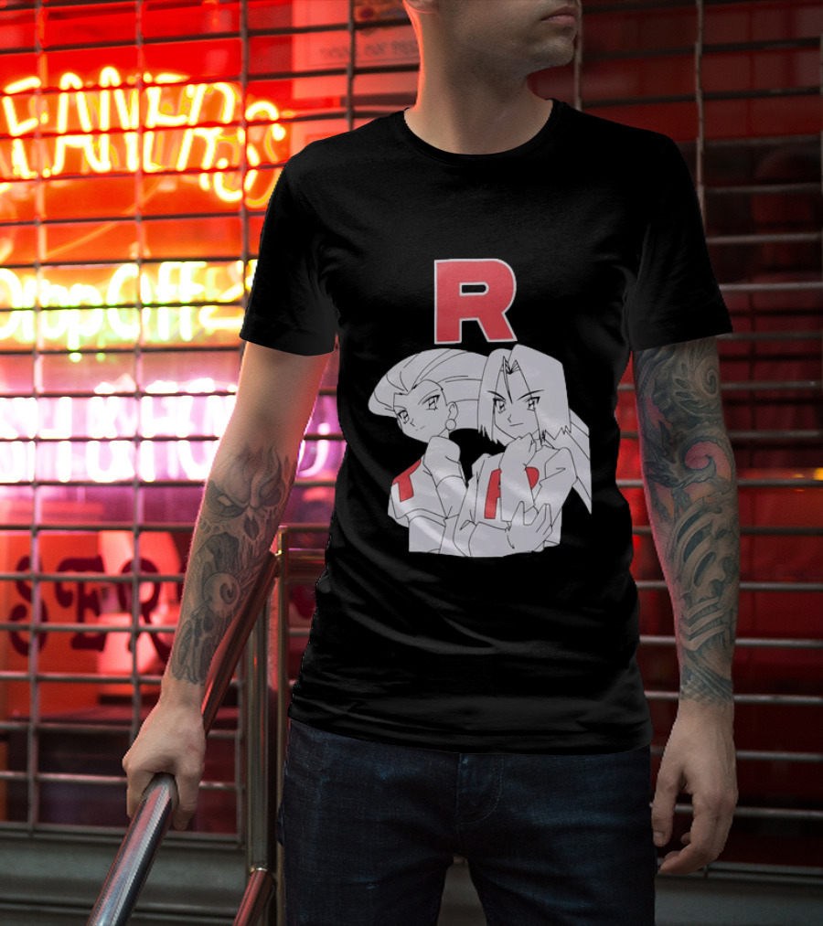 Jessie James Team Rocket R POKEMON Characters T-Shirt