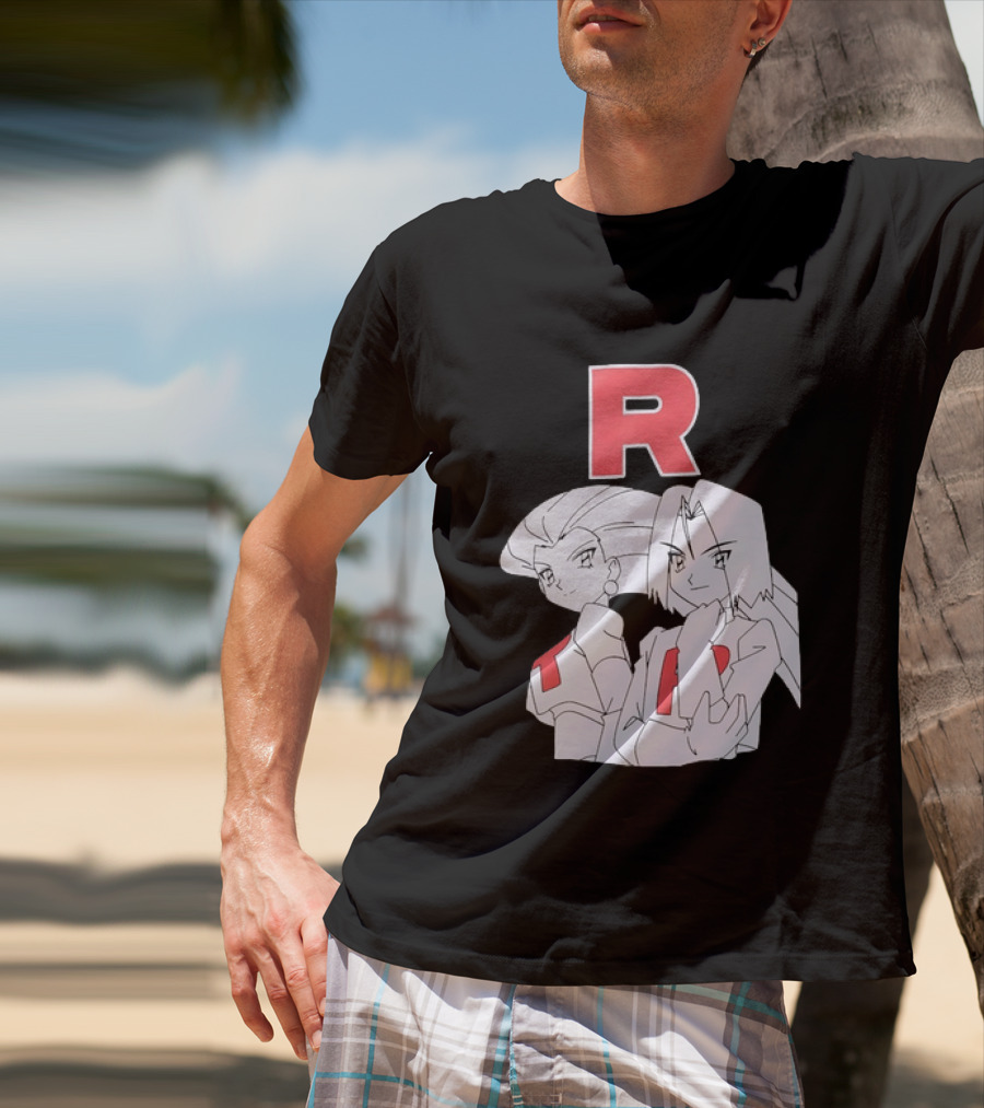 Jessie James Team Rocket R POKEMON Characters T-Shirt