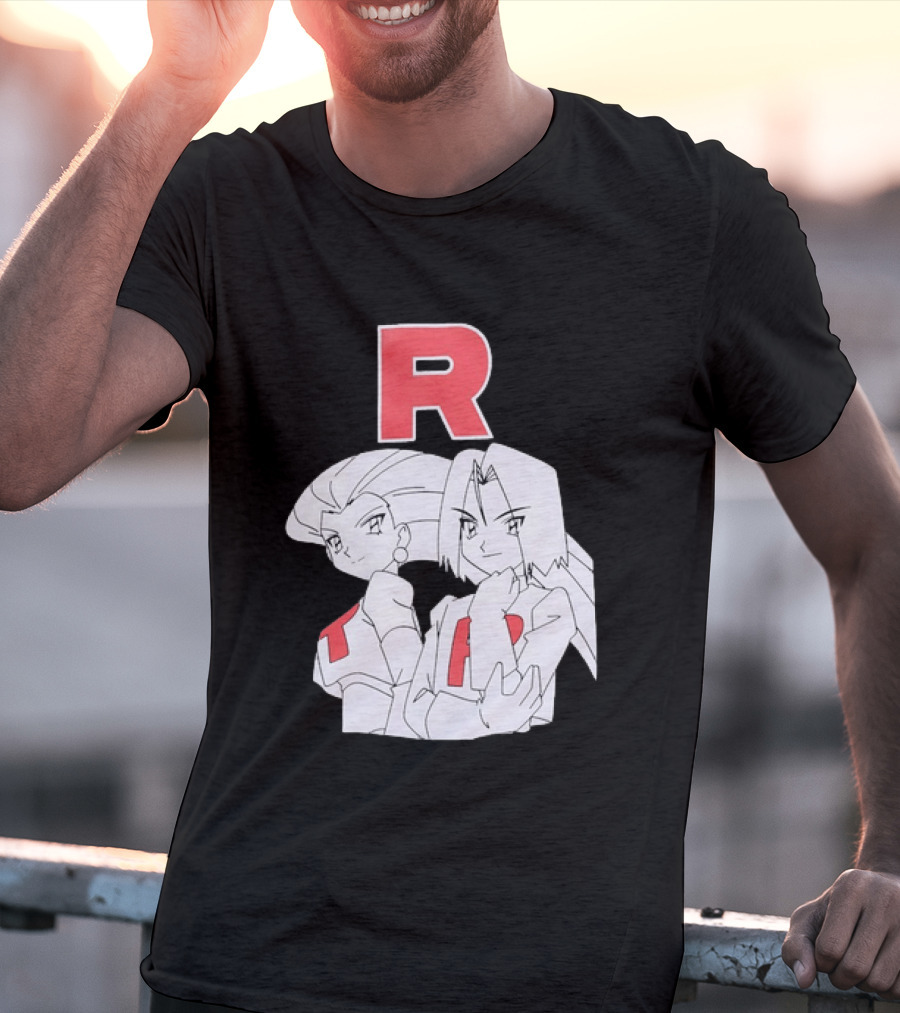 Jessie James Team Rocket R POKEMON Characters T-Shirt