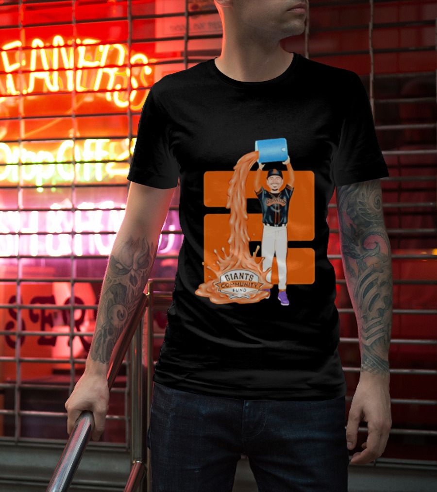 San Francisco Giants Community Fund Logan Webb Splash T-Shirt