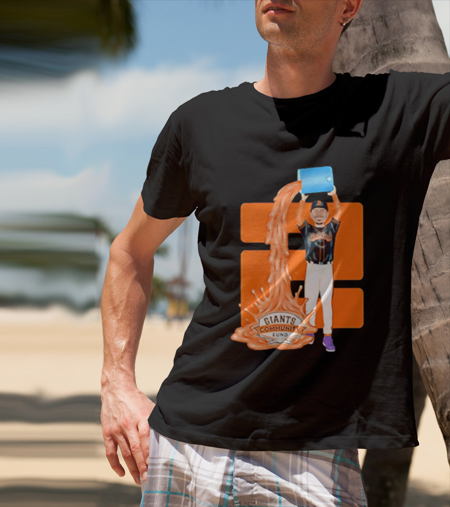 San Francisco Giants Community Fund Logan Webb Splash T-Shirt