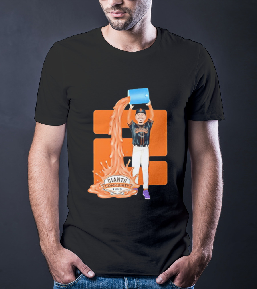 San Francisco Giants Community Fund Logan Webb Splash T-Shirt