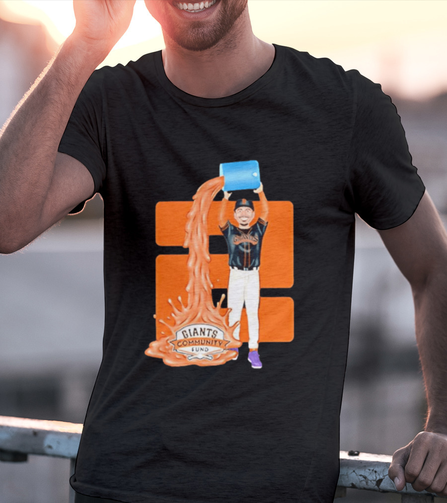 San Francisco Giants Community Fund Logan Webb Splash T-Shirt