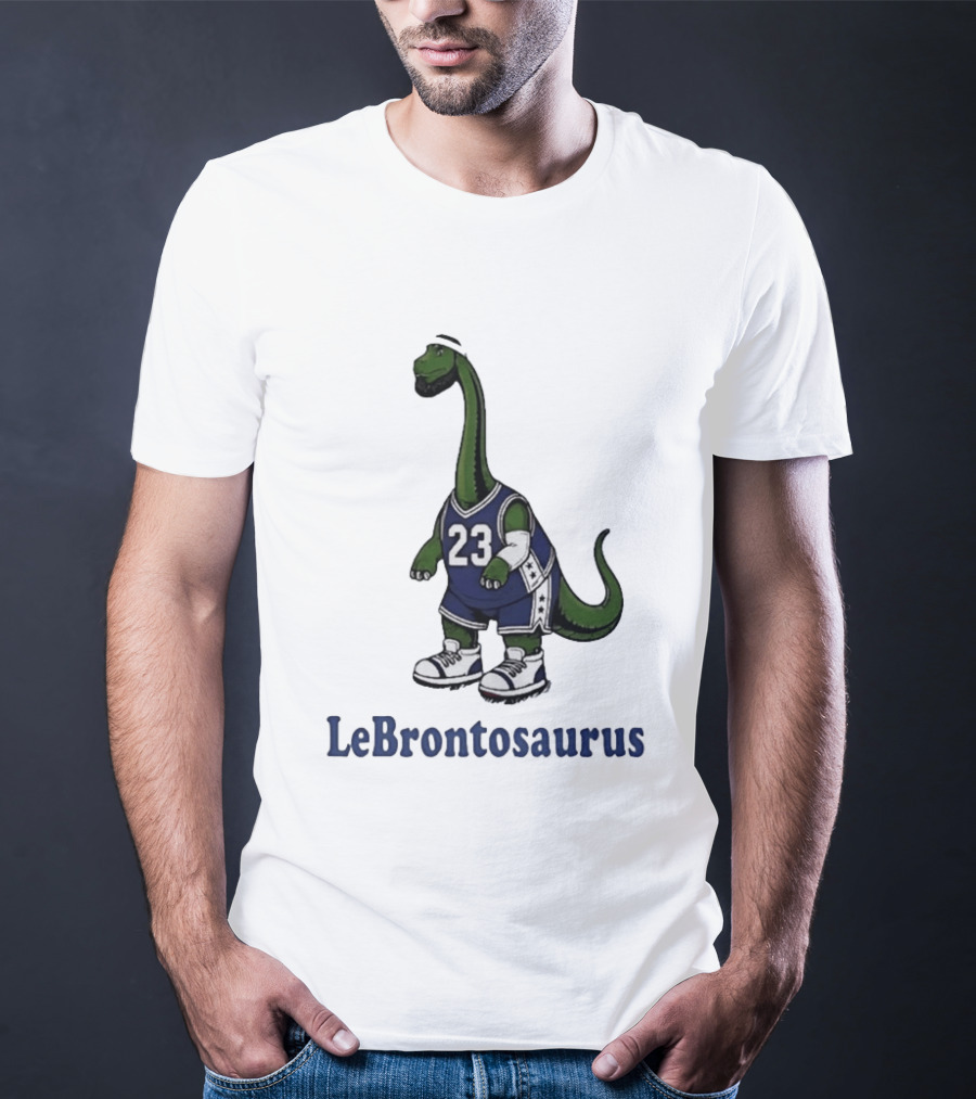 Lebrontosaurus 23 Basketball Dinosaur Philadelphia 76ers Lebron James T-Shirt