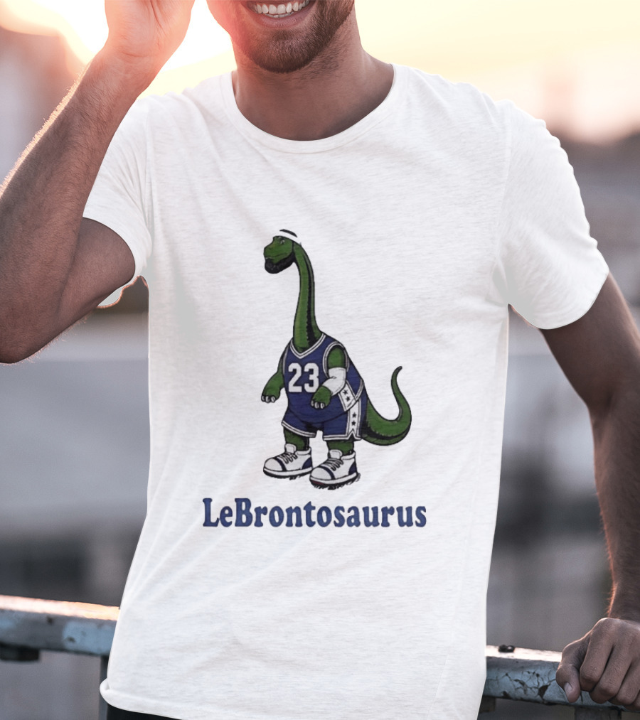 Lebrontosaurus 23 Basketball Dinosaur Philadelphia 76ers Lebron James T-Shirt