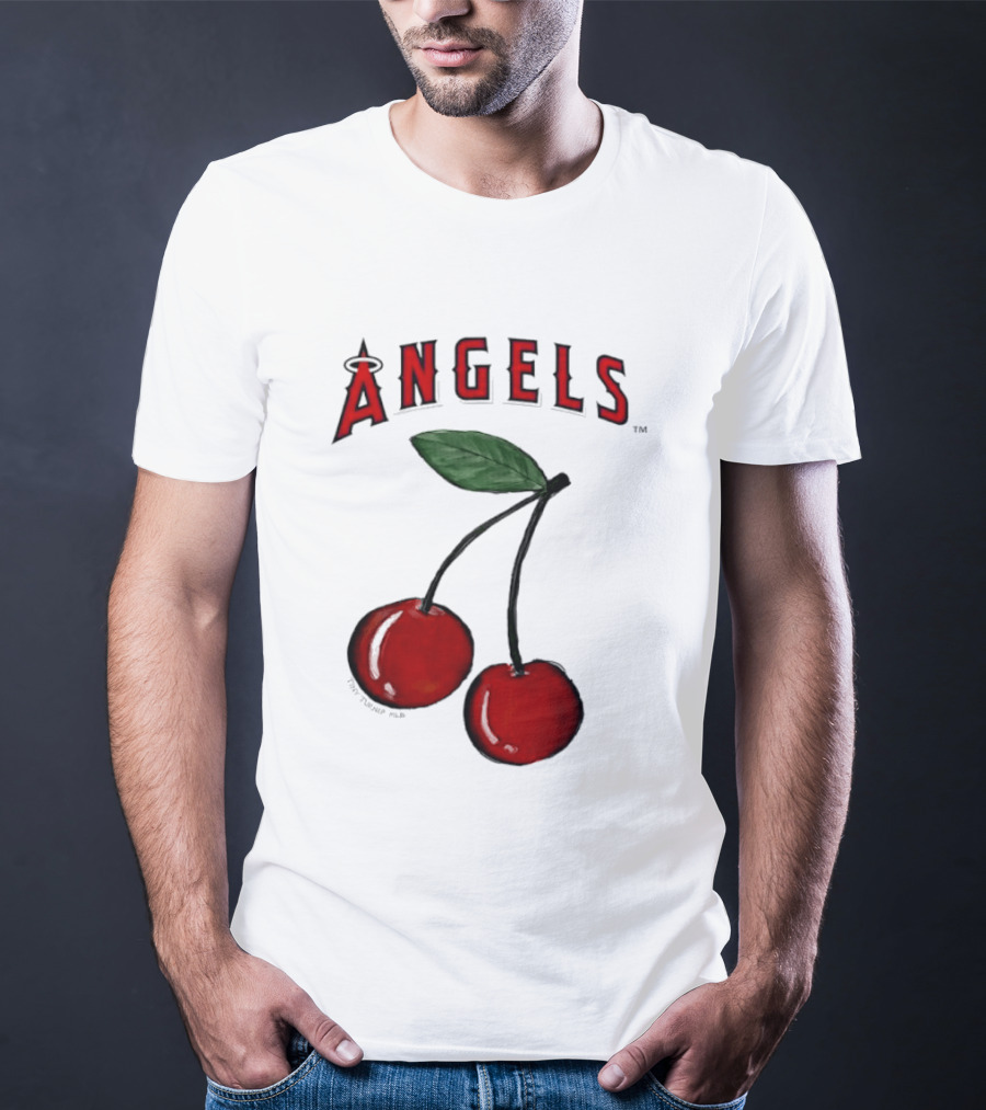 Los Angeles Angels Tiny Turnip MLB Cherries T-Shirt
