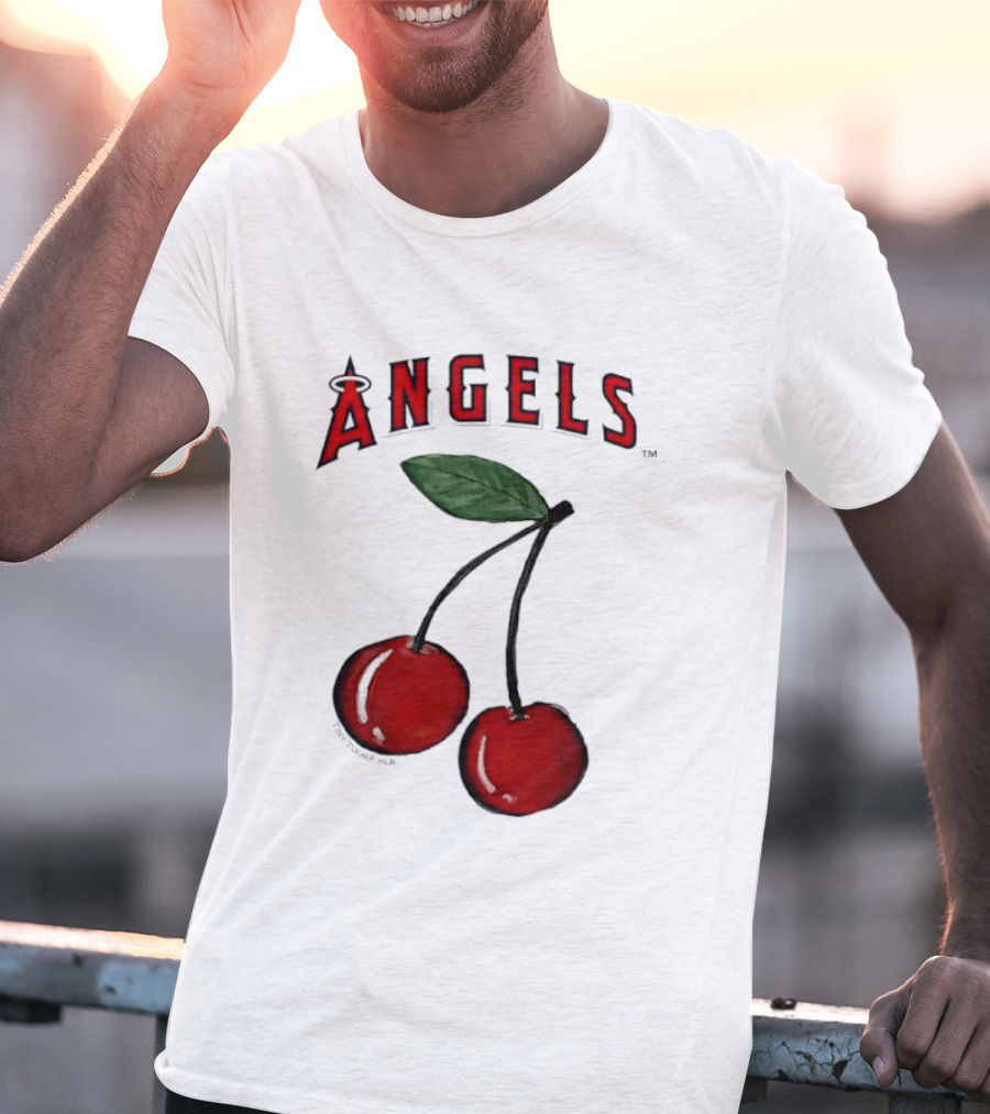 Los Angeles Angels Tiny Turnip MLB Cherries T-Shirt