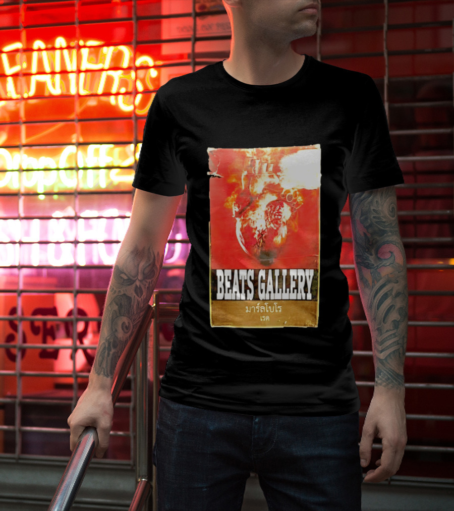 BEATS GALLERY Marlboro Red Anatomical Heart T-Shirt